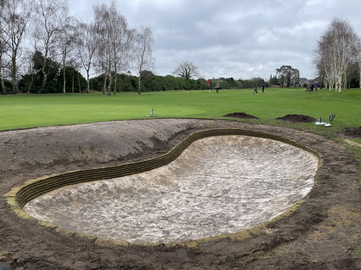 golf bunker liners